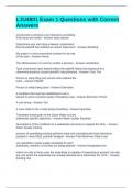 LJU4801 Exam 1 Questions with Correct Answers