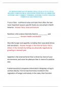 Latest updated  Ati nutrition exams 