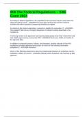 IRB The Federal Regulations &ndash; SBE Exam 2024