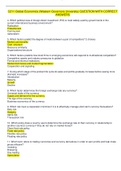 C211 Global Economics &lpar;Western Governors University&rpar; QUESTION WITH CORRECT  ANSWERS