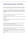 Swimming pool operator certification exam 2023 with 100&percnt; correct answers