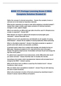 BIOD 121&comma;171 Portage Bundled Exams With Questions And Answers Graded A&plus;