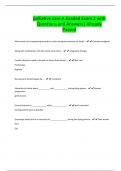 palliative care A Graded Exam 2 with Questions and Answers&vert; Already Passed