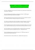 palliative care Nursing EXAMS BUNDLE&comma; All with questions & 100&percnt; Correct Answers Rated A&plus;
