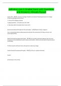 palliative care A Graded Exam with Questions and Answers&vert; Already Passed