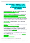 Sere 100&period;2 ARMY PRE-TEST 1 2023 LATEST EXAM SOLUTION WITH A GRADED QUESTIONS AND ANSWERS