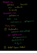 Mathematics chapter name Quadratic equation 