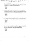 TESTBANK FOR Principles of Corporate Finance&comma; 14e Richard Brealey&comma; Stewart Myers&comma; Franklin Allen&comma; Alex Edmans