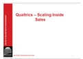 Entrepreneurial Sales-Qualtrics-Scaling Inside Sales