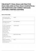 FIELDCRAFT 1 FINAL EXAM AND PRACTICE EXAM 2024-2025 ACTUAL EXAM COMPLETE ALL 250 QUESTIONS AND CORRECT DETAILED ANSWERS &lpar;VERIFIED ANSWERS&rpar;