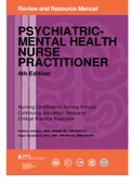 PSYCHIATRIC- MENTAL HEALTH NURSE PRACTITIONER 4th Edition