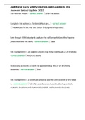 Additional Duty Safety Course Exam Questions and Answers Latest Update 2023