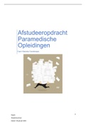 Afstudeeropdracht Fysiotherapie deeltijd &lpar;6&comma;6&rpar; inclusief beoordeling