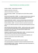 Oregon Pesticide Laws and Safety exam 2023