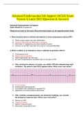 Advanced Cardiovascular Life Support &lbrace;ACLS&rcub; Exam  Version B Latest 2022 &lbrack;Questions & Answers&rsqb;
