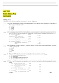 ACC 231  Exam 2 Test Prep 2022-2023