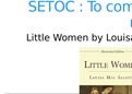 SETOC "Little Women"