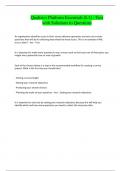 Qualtrics Platform Essentials &lpar;L1&rpar; - Test with Solutions to Questions