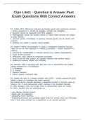 Cips L4m1 - Question & Answer Past Exam Questions With Correct Answers
