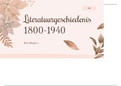 Nederlands Literatuurgeschiedenis van 1800-1940