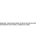 HERLIHY&colon; THE HUMAN BODY IN HEALTH AND ILLNESS 6TH EDITION TEST BANK &vert; COMPLETE GUIDE&period;