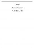LRM3701 October November 2024 &lpar;Detailed Answers&rpar; Due 31 October 2024