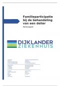 Familieparticipatie bij de behandeling van een delier
