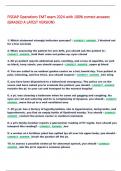 FISDAP Operations EMT exam 2024 with 100&percnt; correct answers  &lbrace;GRADED A LATEST VERSION