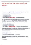 NAFI Test exam with 100&percnt; correct answers &lbrace;2024  GRADED A&rcub;