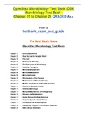 OpenStax Microbiology Test Bank &sol; OSX Microbiology Test Bank - Chapter 01 to Chapter 26 GRADED A&plus;&plus;