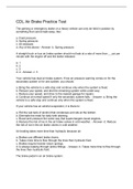 CDL Air Brake Practice Test
