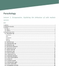 Class notes parasitology AM_470052 (AM_470052) 