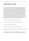 SP&emacr;D SAPPC&colon; PHYSEC EXAM 2023 WITH 100&percnt; CORRECT ANSWERS