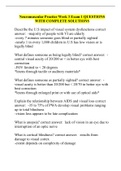 Neuromuscular Practice Week 3 Exam 1 QUESTIONS WITH COMPLETE SOLUTIONS