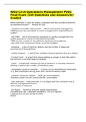 WGU C215 Operations Management PVDC Final Exam &sol;146 Questions and Answers&sol;A&plus; Graded
