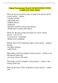 Clinical Neuroscience TESTS COMPILATION BUNDLE
