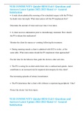 NUR COMMUNITY Quizlet HESI Exit 1 Questions and Answers Latest Update 2022-2023 Rated A+ Assured Satisfaction 