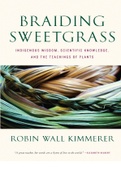 Book review English  Braiding Sweetgrass, ISBN: 9781571313560