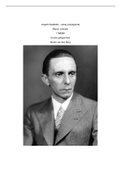 Joseph Goebbels – essay propaganda