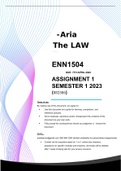 ENN1504 ASSIGNMENT 1 SEMESTER 1 2023 (ALL ANSWERS & SOLUTIONS) (882386)