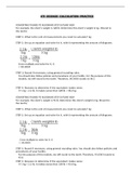 ATI DOSAGE CALCULATIONS &ndash; 100&percnt; CORRECT SOLUTION GUIDE