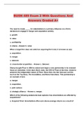 BUSN 489 Exam 2 With Questions And Answers Graded A&plus;