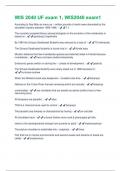 WIS 2040 UF exam 1&comma; WIS2040 exam1 Questions and Answers 100&percnt; Verified