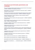 ENG1514 EXAM WITH 100&percnt; QUESTIONS AND ANSWERS