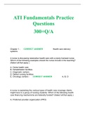 ATI Fundamentals Practice Questions 300+Q/A