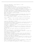Python theory