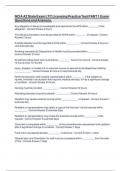 NCIA AZ State Exam LTC Licensing Practice Test PART 1 Exam Questions and Answers&period;