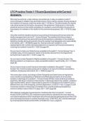 LTC Practice Tests 1-7 Exam Questions with Correct Answers&period;
