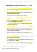 Collateral Duty Safety Course Exam 2023