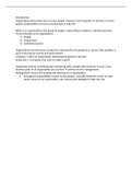 Samenvatting Handbook Organisation and Management (IBS, year 1, quarter 2)